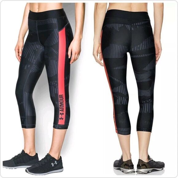 Under Armour HeatGear Printed Graphic Capri sz S 1302774 - Picture 10 of 10
